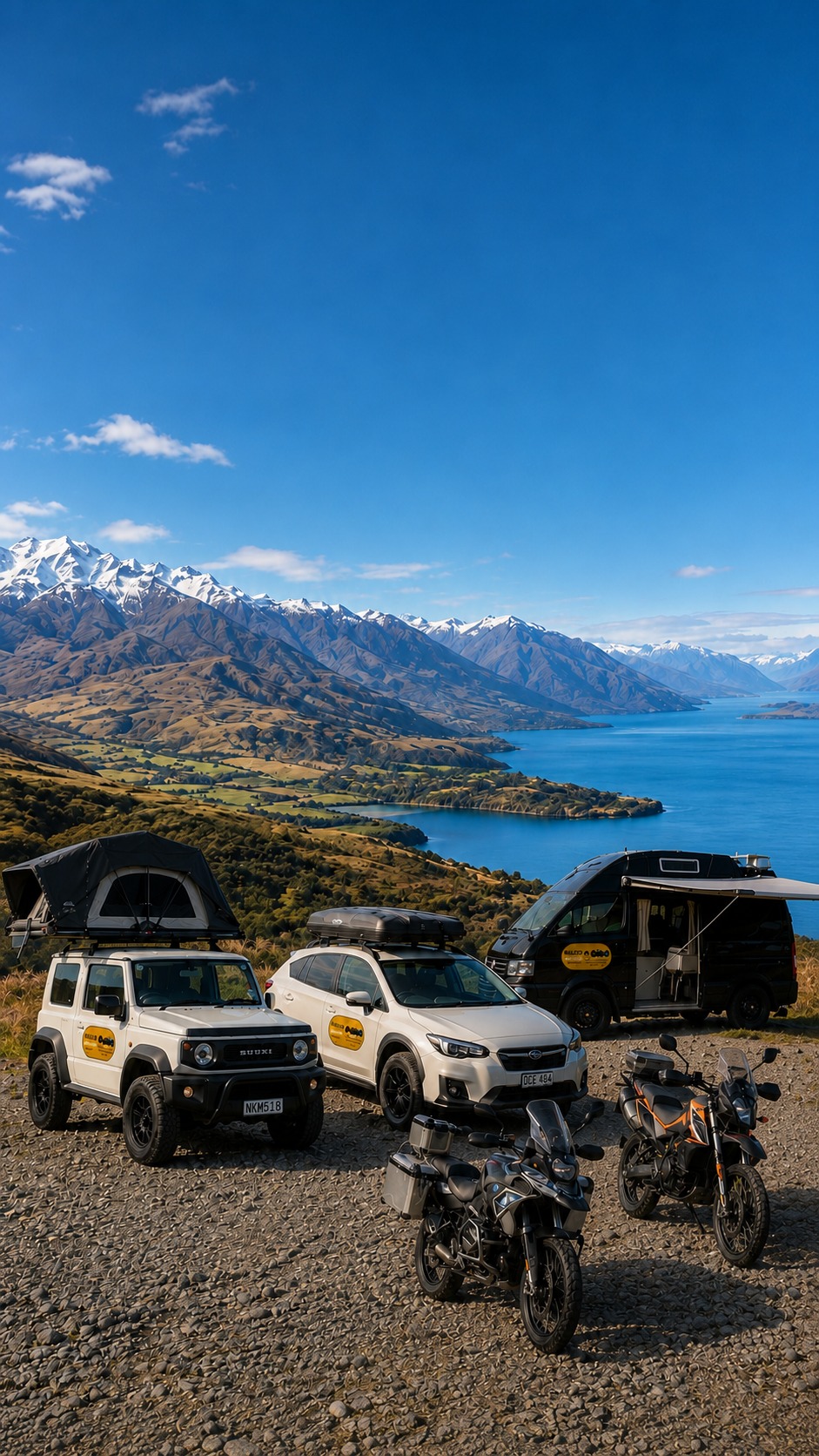 4x4 rental cars and motorbikes